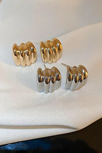 BAHELS Trend Gold Viral Earrings