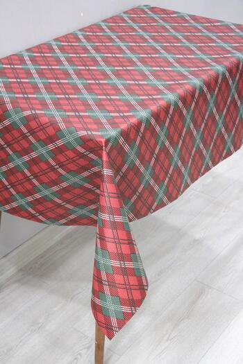 DDHOME Lined Erasable PVC Oilcloth Tablecloth 1202-4