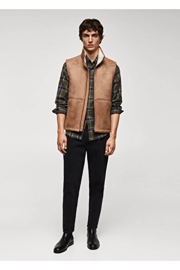 MANGO Man Checked regular fit lumberjack shirt