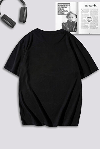 macklin Unisex Γυναικείες Ανδρικές λουλουδένιες μπλούζες Tom and Jerry με στάμπα Lover Couple Combination Design Oversize Tshirt 2 Pack