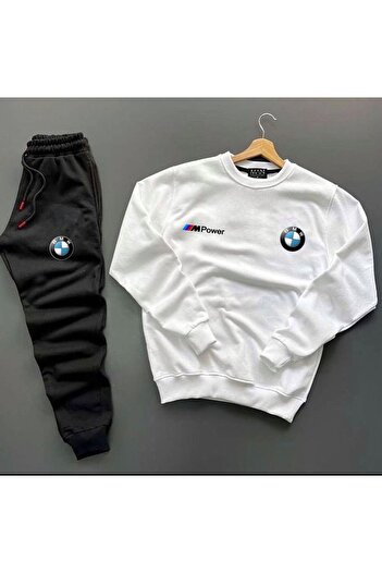 optimist sağdıç the original New Season Bmw I'm Power Printed Cotton Crew Neck Sweatpants Σετ