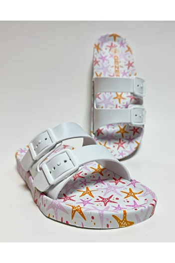GEZER Anatomical Sole - Adjustable Buckle Beach, Pool, Balcony and Terrace Bathroom Home and Street Slippers