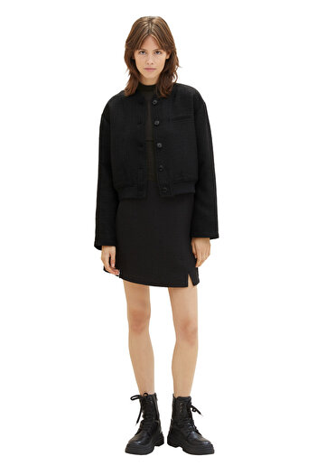 Tom Tailor Denim Femeie / Fată Adult negru adânc