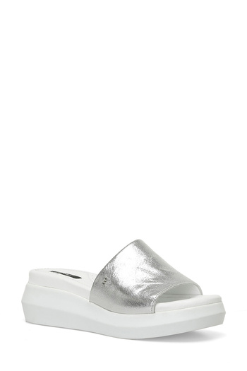 Nine West Γυναικείες παντόφλες NESAY2 4FX Silver