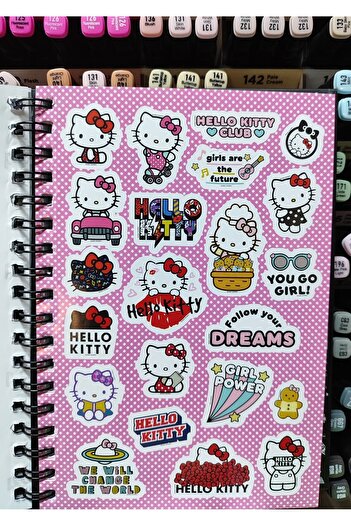 GiFi Седмичен тефтер и бележник Hello Kitty Kuromi