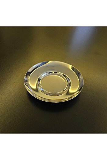 Tiamo Rio 6-Piece Steel Tea Plate - 18/10, Compatible with All Cups