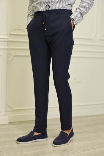 LONATOLİA Men's Slim Fit Italian Style Jogger Pants