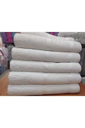 Akınal Bella 6 Pieces 50x90 Soft Etamin Jacquard Assortment Hand and Face Towel with Canvas Embroidery