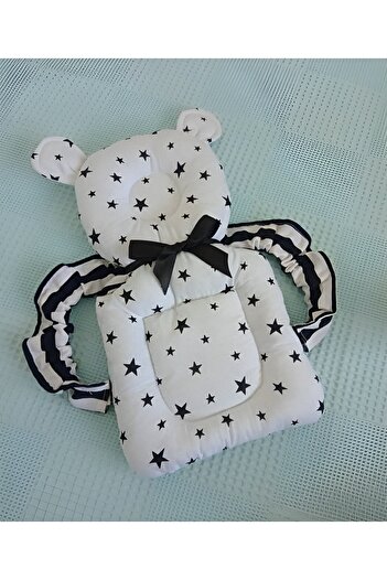 Wenaris 100% Cotton Fabric Baby Head and Neck Protection Pillow Dimensions: 33x19 Cm