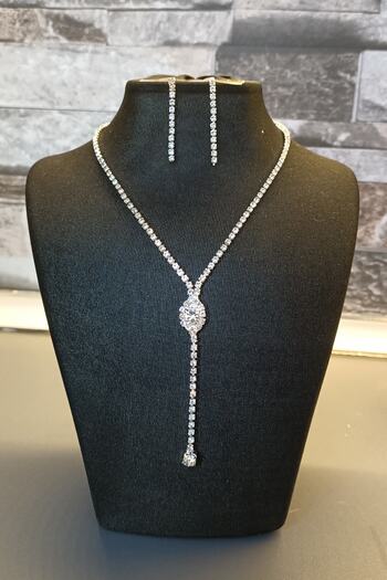 KATIA - Necklace and Earring Set - Special Occasions, Evening Dress and Engagement Set Princesses Accessory