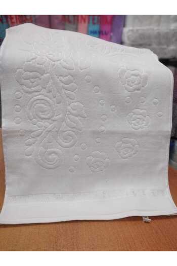 Akınal Bella 6 Pieces 50x90 Soft Etamin Jacquard Assortment Hand and Face Towel with Canvas Embroidery