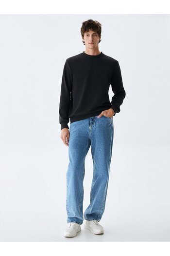 Ltb Crew Neck Anthracite Sweatshirt