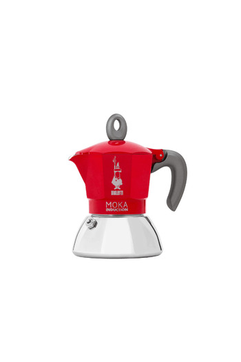 Bialetti Çift Katmanlı İndüksüyon Moka Pot 2 Cup (Kırmızı)