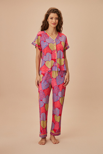 SUWEN Crush Masculine Pajama Set
