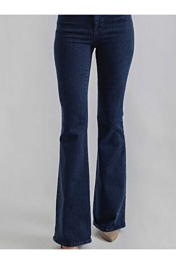 Tref Jeans Ngbutika&Geenzmanifacture kiszélesedő lábszín nem fakul ki Lycra magas derekú spanyol farmer nadrág