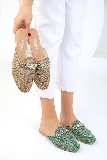 SOHO Green Women's Slippers 17962