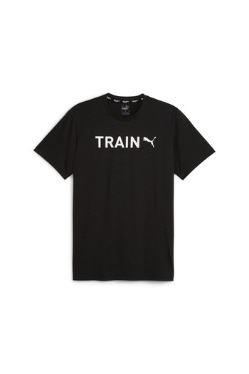 Puma MEN S GRAPHIC TEE TRAIN PUMA PUMA Black
