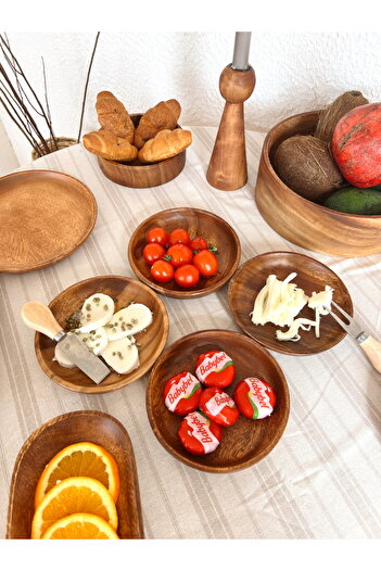 KaiHome 4’lü Akasya Kahvaltılık / Meze Tabağı