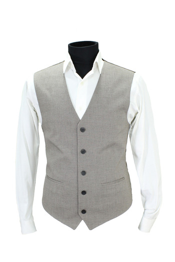 MENTOR REGALO Men's Vest V-Neck Brown 50614