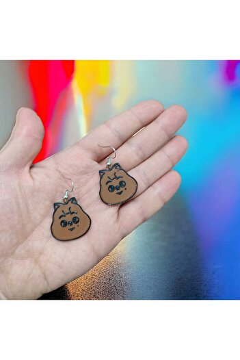 3DHOBİCENTER Han quokka skzoo earrings