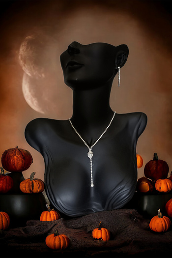 KATIA - Necklace and Earring Set - Special Occasions, Evening Dress and Engagement Set Princesses Accessory