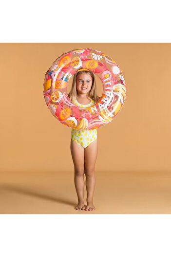 Decathlon NABAIJI Inflatable Swimming Ring - 65 cm - Transparent Pink