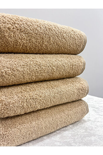 AYHANHOME 100% Cotton Extra Soft 4 Pieces Sports Hairdresser 50x90 Hand Face Towel