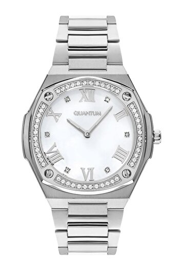 Quantum Iml1050.320 Mother of Pearl Dial Women's Wristwatch