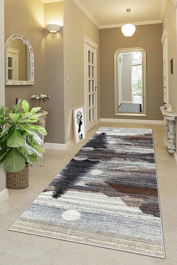 on the clouds Nature Pine Pattern - Digital Printed Non-Slip Carpet and Runner