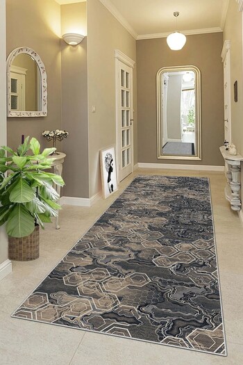 on the clouds Modern Living Room Carpet and Runner - Digital Printing, Washable Honeycomb and Color Transition