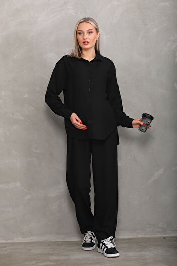 Miss Dünya Lissa Front Buttoned Maternity and Maternity Tunic Set