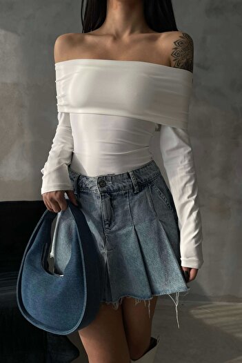 Eka Γυναικείο κορμάκι White Snap 1017-2406
