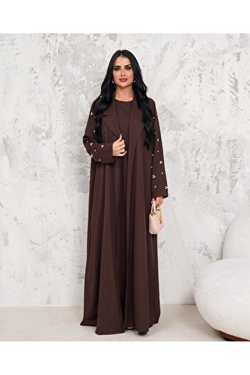 MAY MARA Women's Stone Embroidered 2-Piece Dress Suit with Lampshade