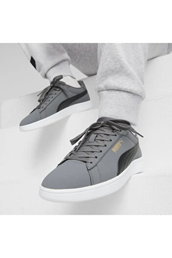 Puma Ανδρικά αθλητικά παπούτσια Smash Buck Grey Black