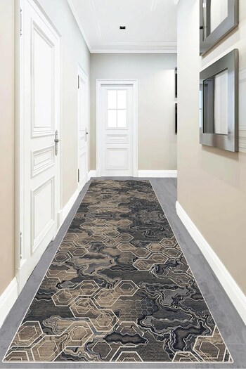 on the clouds Modern Living Room Carpet and Runner - Digital Printing, Washable Honeycomb and Color Transition