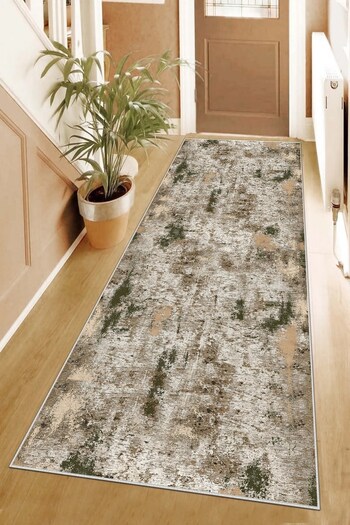 on the clouds Color Changing Tie-Dye Patterned - Washable Non-Slip Based Living Room Carpet and Runner