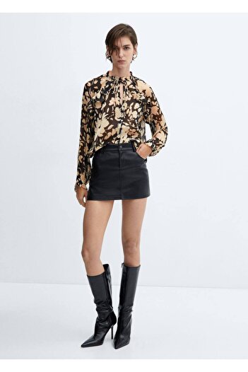 MANGO Woman Flowering blouse with floral print