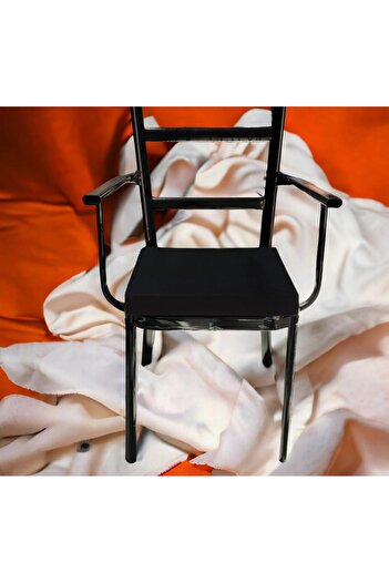 DÜŞLER EV TEKSTİLİ 40*40 Black Chair Cushion