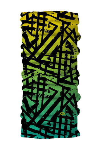 FG KONNİCHİWA Colorful Water Color Motor Cycling Face Mask Outdoor Buff Neck Collar Bandana Balaklava