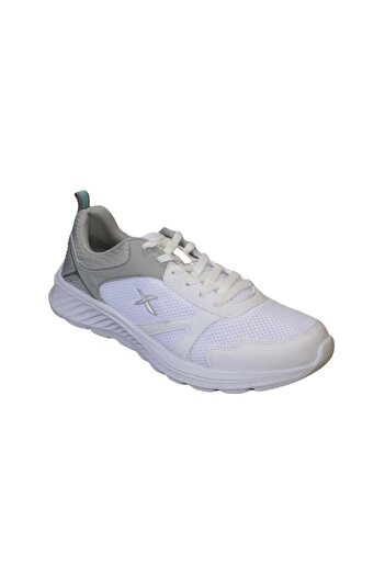 Kinetix KINETIX Men's Black and White Mesh Lace-Up Sports Shoes