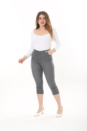 EYLÜLXXL WOMEN STRECH JEANS CAPRY