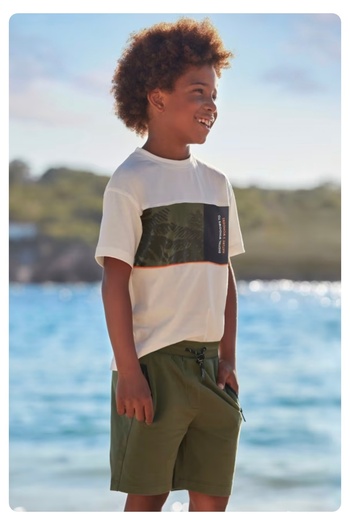 MAYORAL LIMI men's young children's cotton combed cotton T-shirt shorts set
