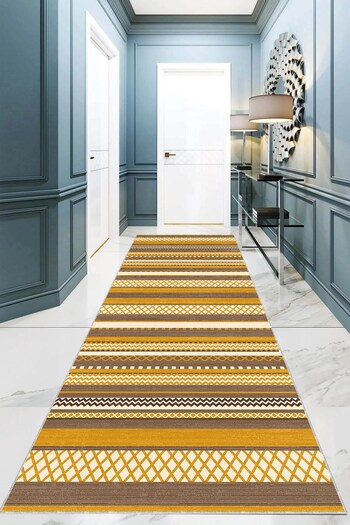 on the clouds Ethnic Rug Patterned Digital Printed Washable Non-Slip Based Living Room Carpet and Floor Mat