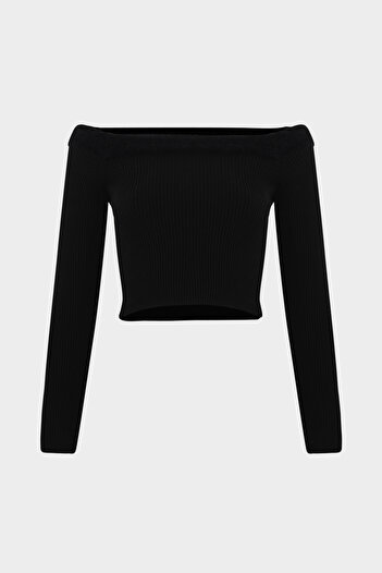 Açelya Okcu Madonna Collar Slim Fit Women's Knitwear Sweater