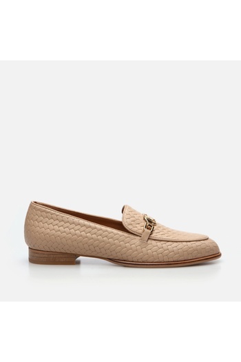 Hotiç Genuine Leather Powder Women's Loafer