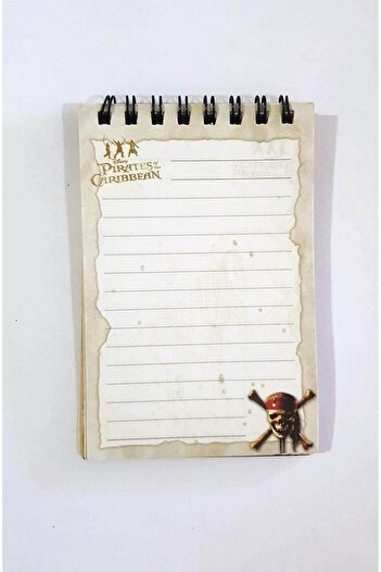 Gıpta Pirates of the Caribbean Ring Binder Pocket Notepad - 40 Sheets