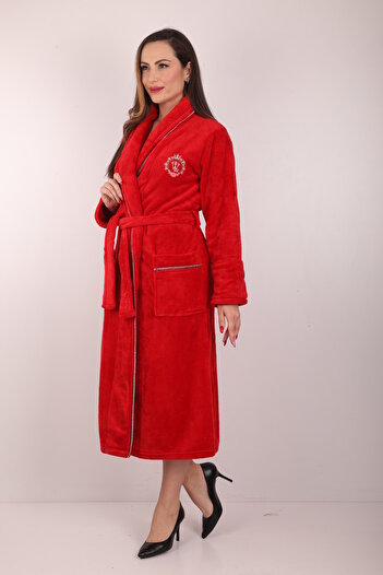 Wild Love 100% Bamboo Embroidered Long Dressing Gown
