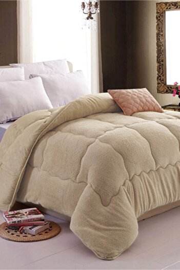GOLDRİSE Eyupoglu Double Luxury Quilt - 57 Strands, Double Sided, Welsoft Cotton, Silicone 195X215 Gift Product