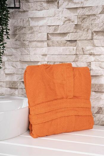 Baveno 100% Cotton Hooded Towel Bathrobe