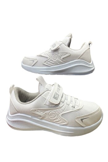 ALTUNTAŞ Boy's Sneaker Comfortable Sole Casual Sports Shoes - White